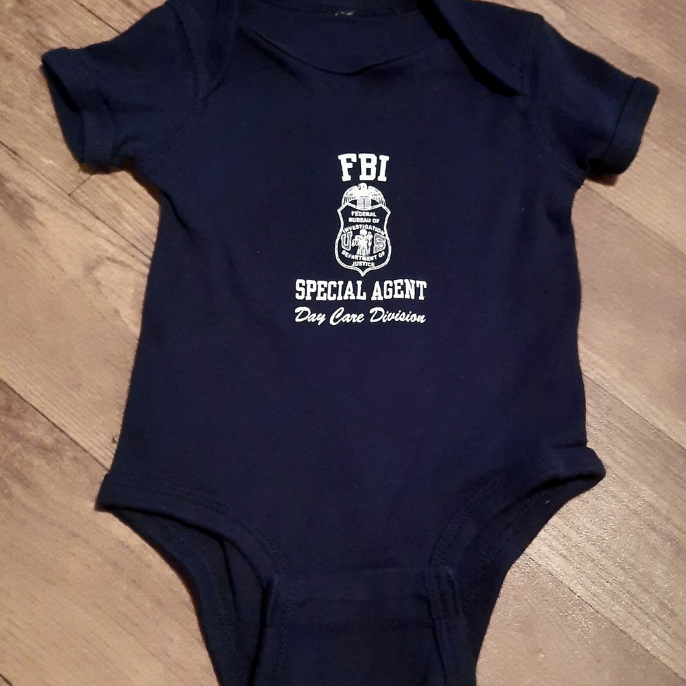 SOLD FBI Daycare Division Onesie